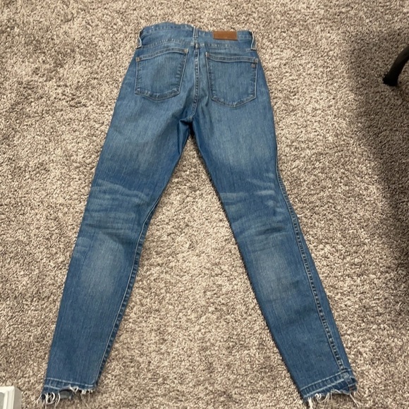 Madewell 10" High-Rise Skinny Jeans: Drop Step-Hem Edition size 25 - Picture 6 of 13